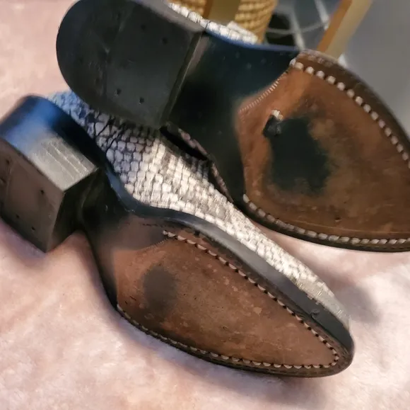 Lil Girls Genuine Snake Skin Cowboy Boots