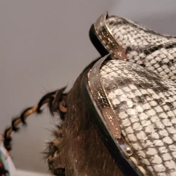 Lil Girls Genuine Snake Skin Cowboy Boots