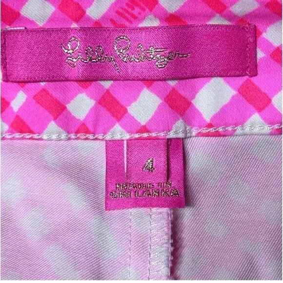 Lilly Pulitzer Arabeth Stretch Shorts Check Me Out