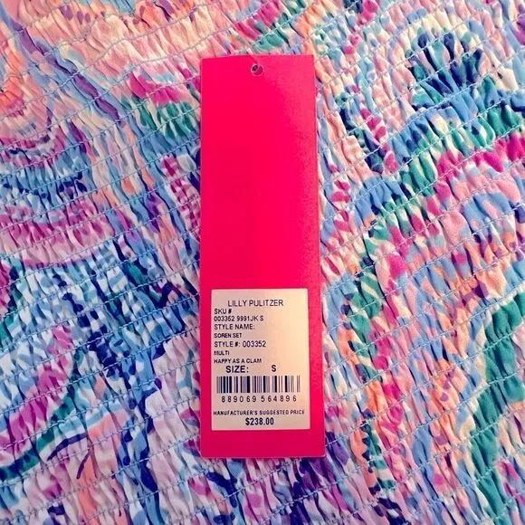 Lilly Pulitzer Soren Set Happy As A Clam