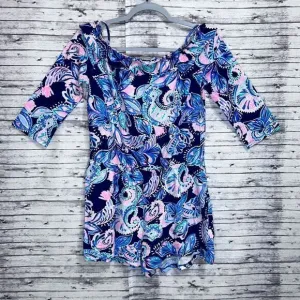 Lilly Pulitzer Margaret Romper Holy Flockamolie