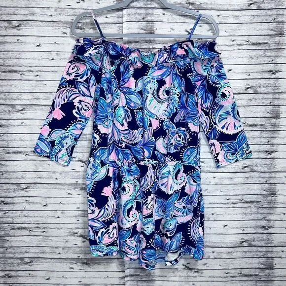 Lilly Pulitzer Margaret Romper Holy Flockamolie