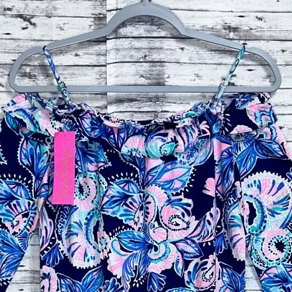 Lilly Pulitzer Margaret Romper Holy Flockamolie
