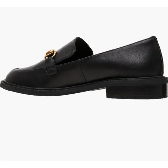 Lisa Vicky Zany-V Loafers Black Sheep Nappa Leather Women Size 8 M