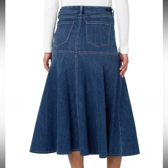Liverpool Los Angeles High Rise A-Line Skirt Size 8/29