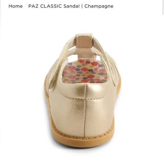 LIVIE &amp; LUCA PAZ CLASSIC SandalChampagne Size 12