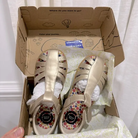 LIVIE &amp; LUCA PAZ CLASSIC SandalChampagne Size 12