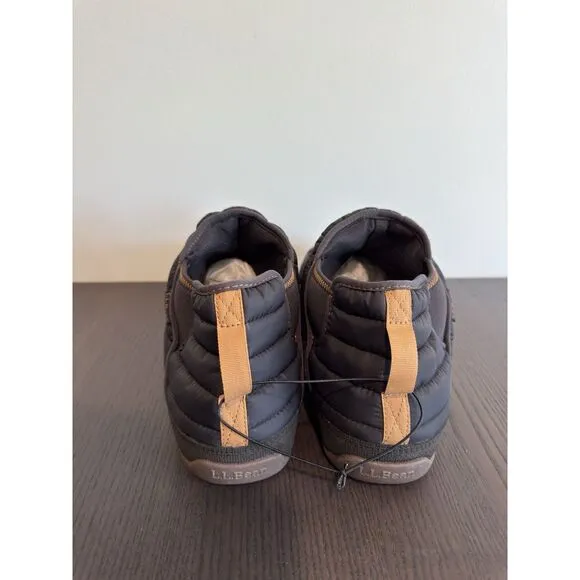 L.L. Bean Men's Mountain Classic Quilted Ankle Boots II 522540 Black New 13
