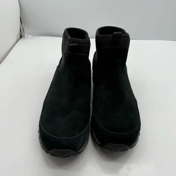 LL Bean Snow Sneaker 5 Mens 11 Wide Slip On Ankle Hiking Shoes Suede Boots New!