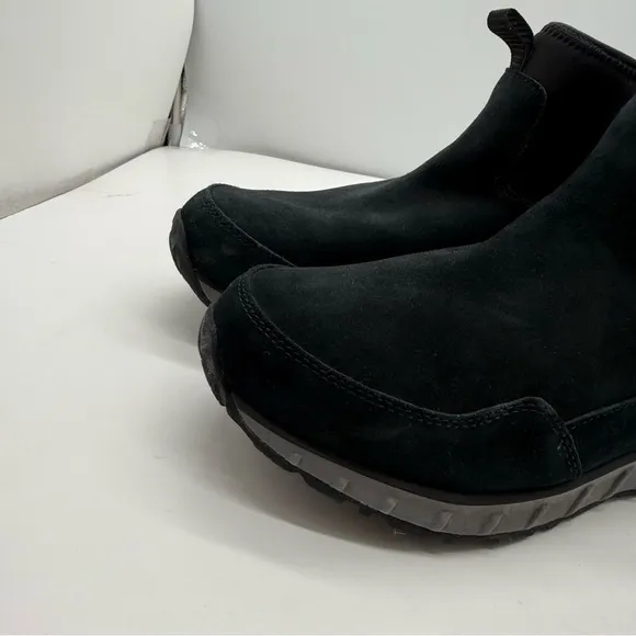 LL Bean Snow Sneaker 5 Mens 11 Wide Slip On Ankle Hiking Shoes Suede Boots New!