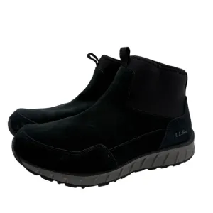 LL Bean Snow Sneaker 5 Mens 11 Wide Slip On Ankle Hiking Shoes Suede Boots New!