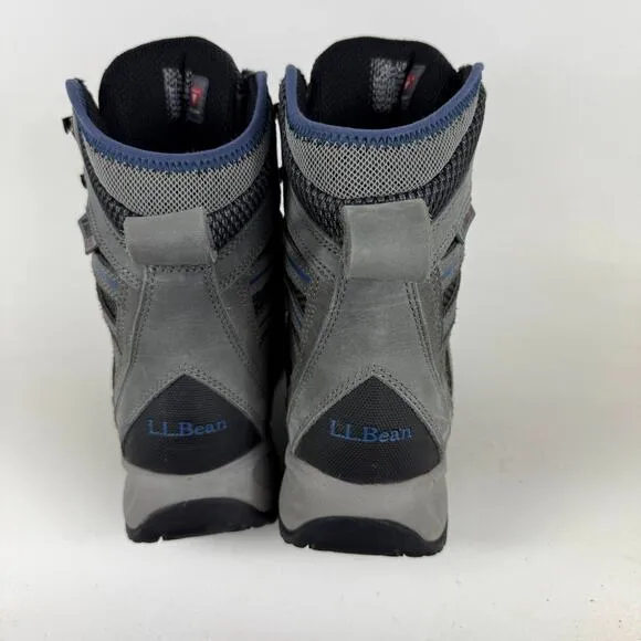 L.L Bean Wildcat Boots Men's 7 Gray Black Lace-Up High Top Classic Outdoor