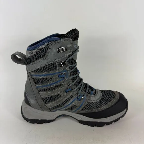 L.L Bean Wildcat Boots Men's 7 Gray Black Lace-Up High Top Classic Outdoor