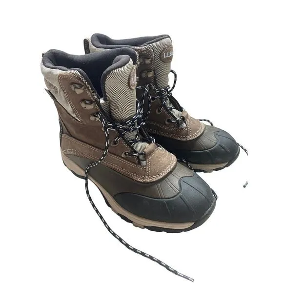 L.L. Bean women’s snow winter duck boots size 8