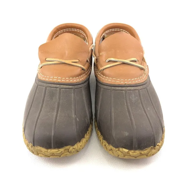L.L.Bean Low Gumshoe Rubber Moc Duck Boots 10M