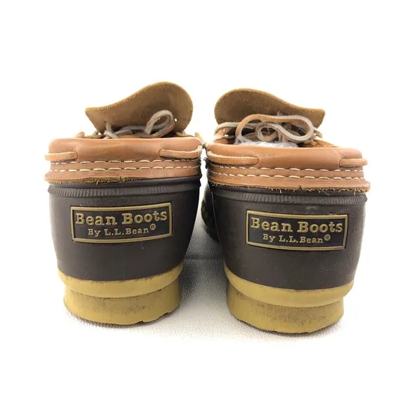 L.L.Bean Low Gumshoe Rubber Moc Duck Boots 10M