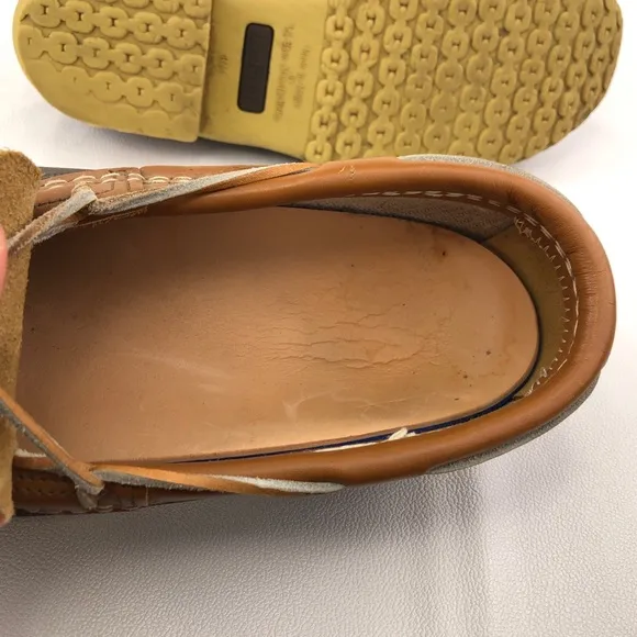 L.L.Bean Low Gumshoe Rubber Moc Duck Boots 10M
