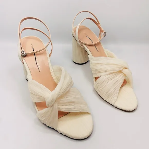 Loeffler RandallWomen's Reed High Heel Pleated Sandals