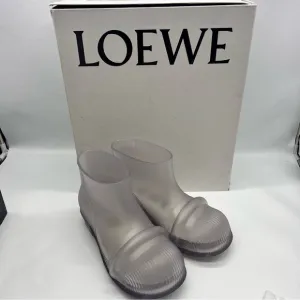 LOEWE Slip-On translucent Rubber Boots size 8.5 NEW