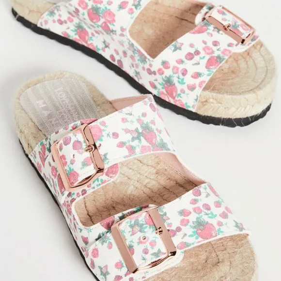 LoveShackFancy Loves Manebi Fancy Nordic Espadrille Sandal Cloudy Poprocks
