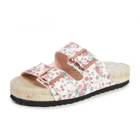 LoveShackFancy Loves Manebi Fancy Nordic Espadrille Sandal Cloudy Poprocks