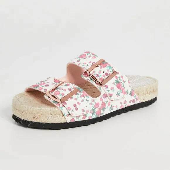LoveShackFancy Loves Manebi Fancy Nordic Espadrille Sandal Cloudy Poprocks