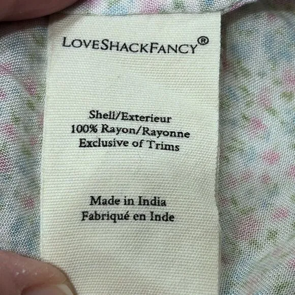 LoveShackFancy Toto Mini Dress