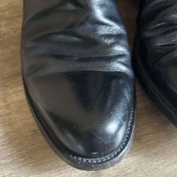 Lucchese Classic Black Roper Western Boots Men's Size 10 B