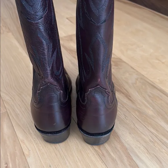 Lucchese Leather Cowboy Boots
