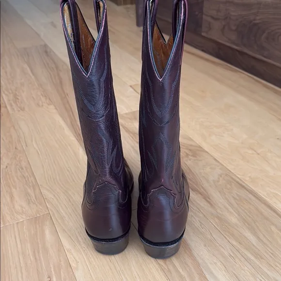 Lucchese Leather Cowboy Boots