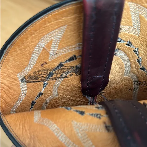 Lucchese Leather Cowboy Boots