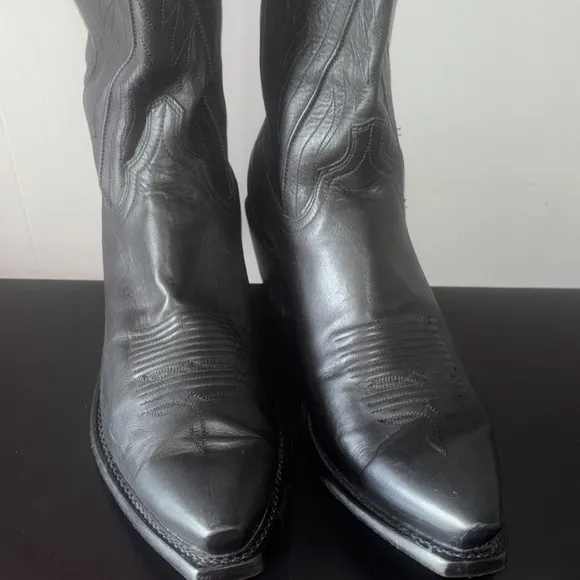 Lucchese Men’s Classic Leather Black Boots Sz.11