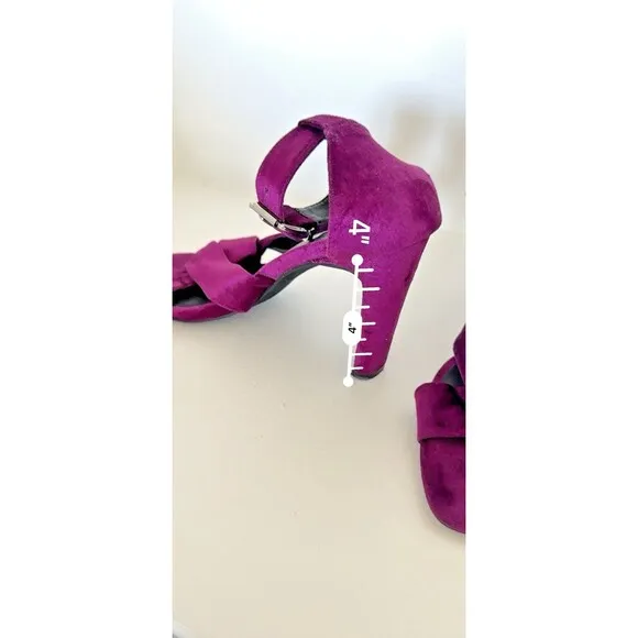 Luxury Sol Sana Womens Tallulah Velvet Pump Heels straps size 40