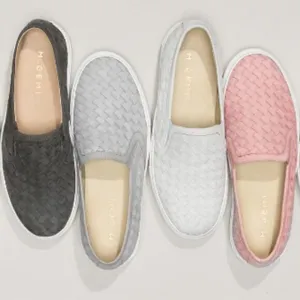 M. Gemi &quot;The Cerchio&quot; Basket Weave Leather Loafers Sz 38.5 (US-7.5)