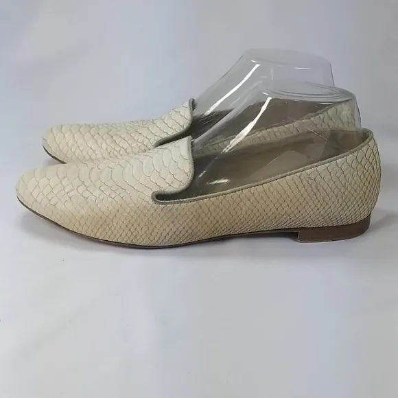 M Gemi Reptile Leather Petalo Loafers