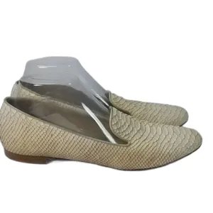 M Gemi Reptile Leather Petalo Loafers