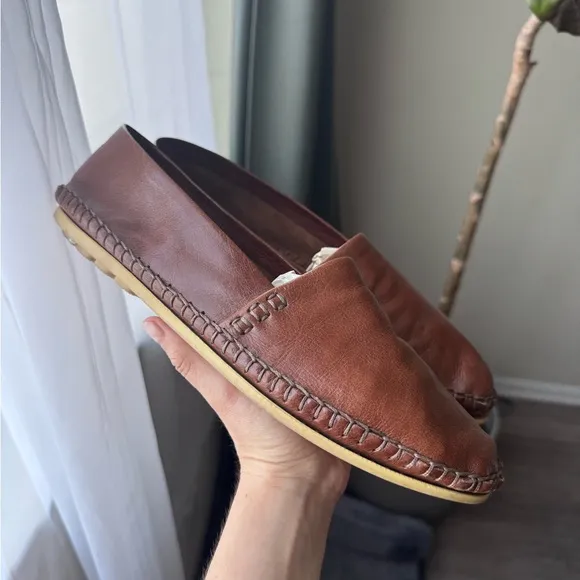 Made in Italy 🇮🇹 Avventura Men's Black and Brown Leather Loafers
