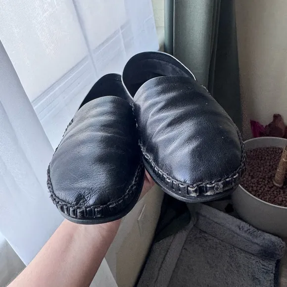 Made in Italy 🇮🇹 Avventura Men's Black and Brown Leather Loafers
