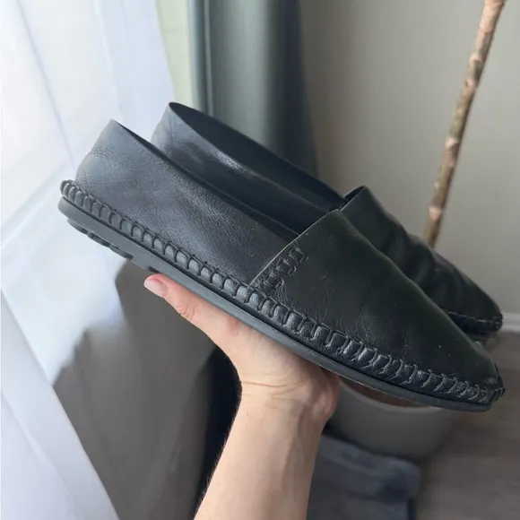 Made in Italy 🇮🇹 Avventura Men's Black and Brown Leather Loafers