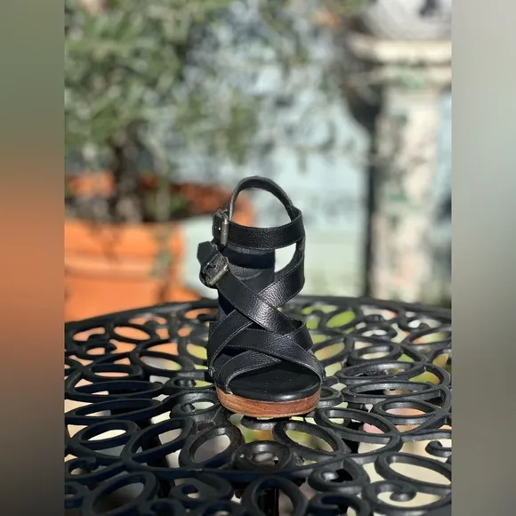 Madewell — 1937 Leather Platform Sandals