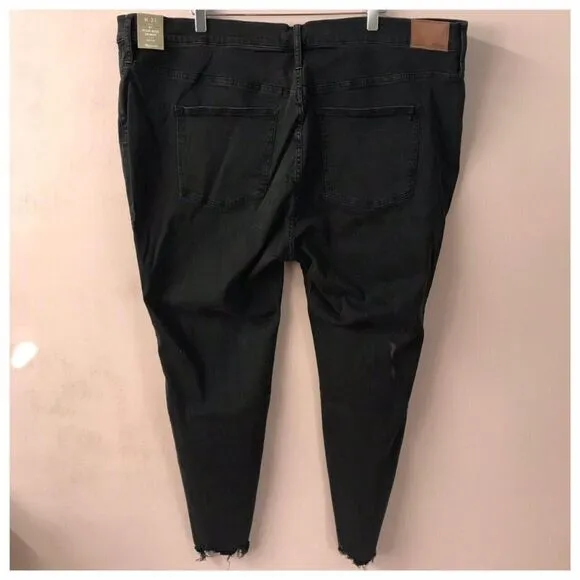 Madewell Black 9” High Rise Skinny Jeans Size 37 NWT