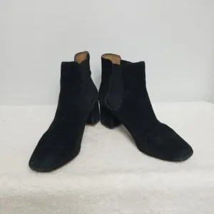 Madewell Black suede ankle boots