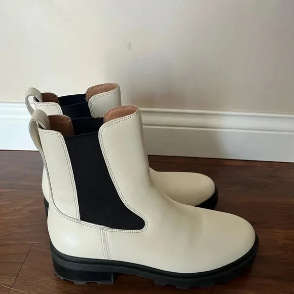 Madewell Boots-NWOT size 10- Cream color