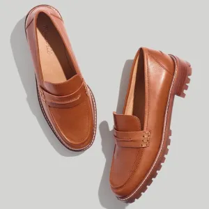 Madewell Brown Leather Loafers | The Corinne Lugsole Loafers
