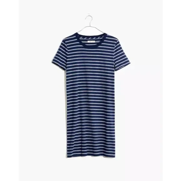 [Madewell] Classic Blue Striped Dress