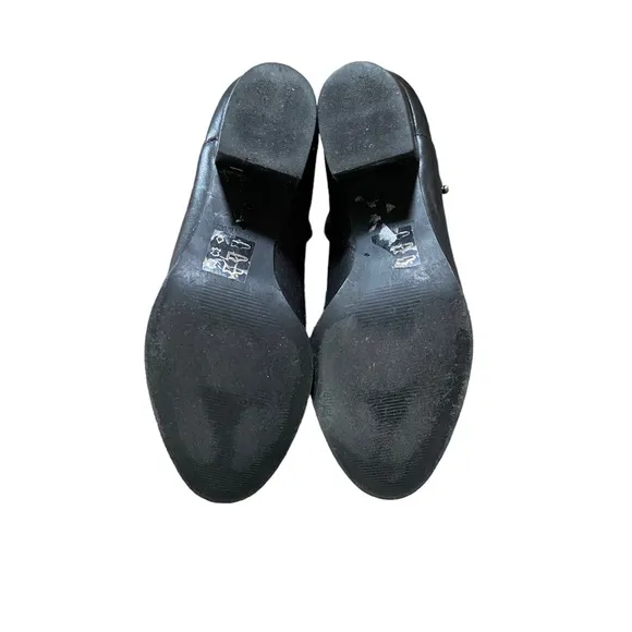 Madewell Kelci Black Leather Boots Size 9