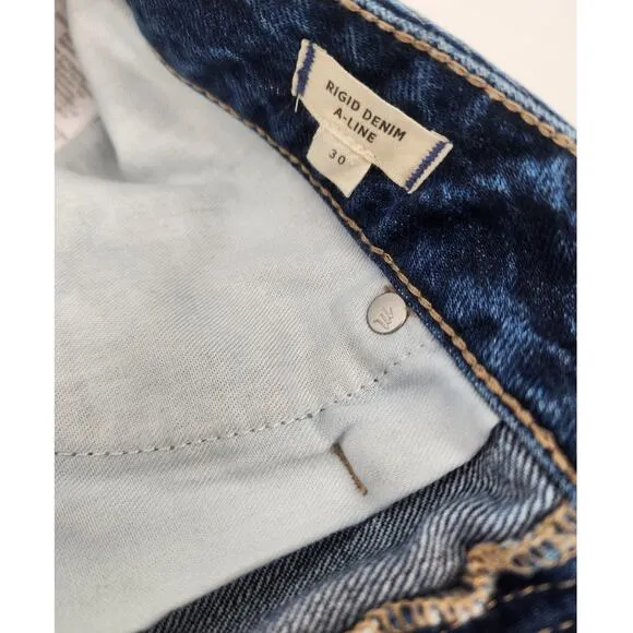 Madewell Medium Wash Denim Skirt - Women's Size 30