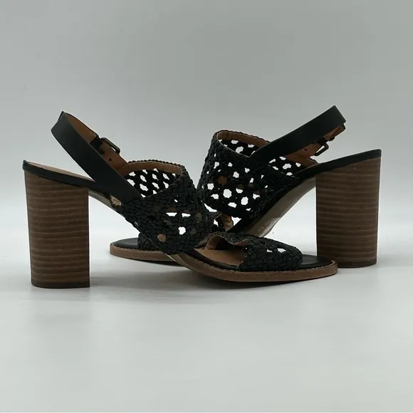 Madewell “The Basketweave High Heel Sandals.