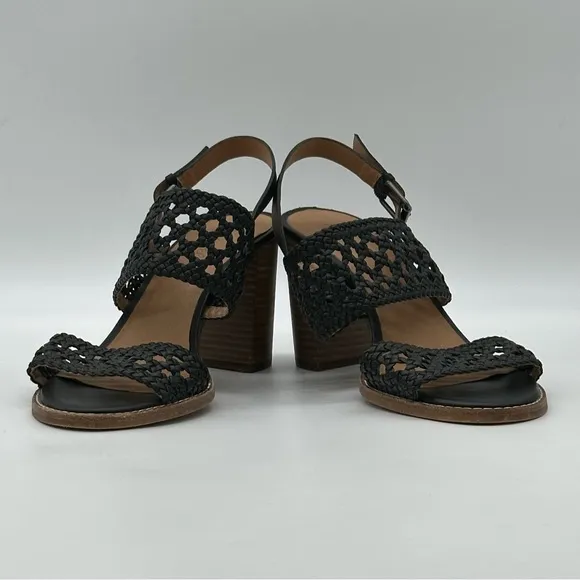 Madewell “The Basketweave High Heel Sandals.