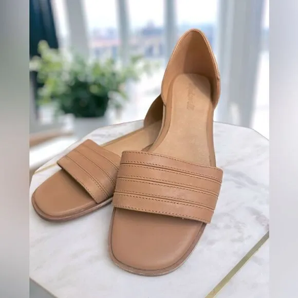 MADEWELL The Nelda d'Orsay Flat Sandals Size 10